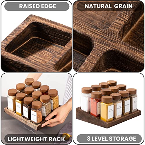 Glass Spice Jars with Labels