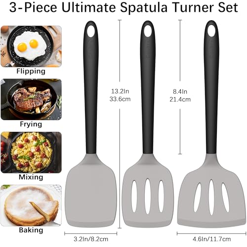 Silicone Spatula Set of 3 (3 Count)