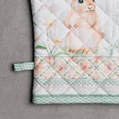 100% Cotton Oven Mitt & Pot Holder Set (2 Count)