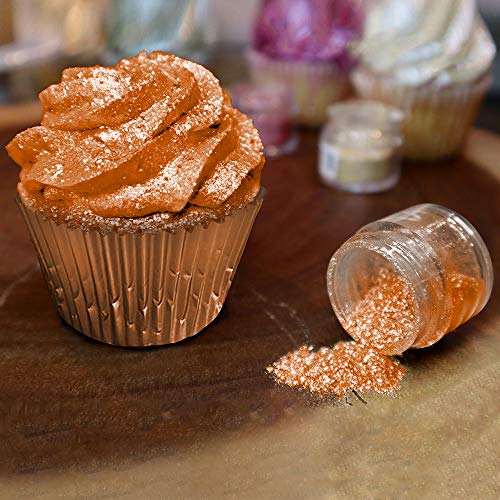 Pumpkin Orange BAKELL Edible Glitter