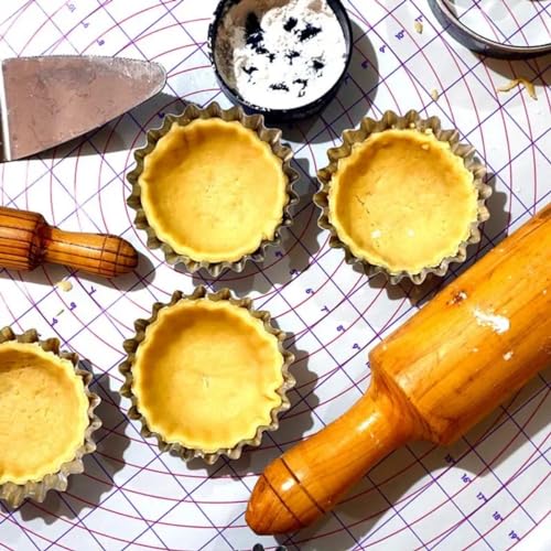 12 Pcs Stainless Steel Tart Pans (12 Count)