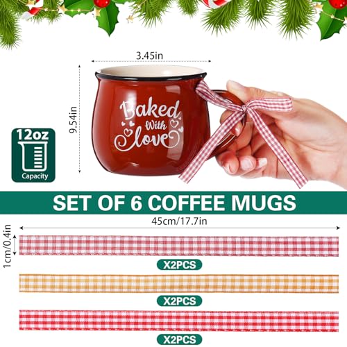 6 Set Christmas Coffee Mugs (6 Count)