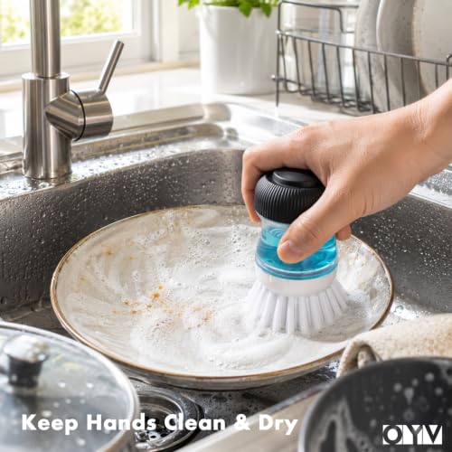 Soap Dispensing Palm Brush