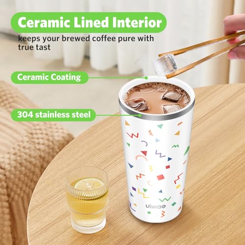 Insulated Coffee Mug with Ceramic Coating