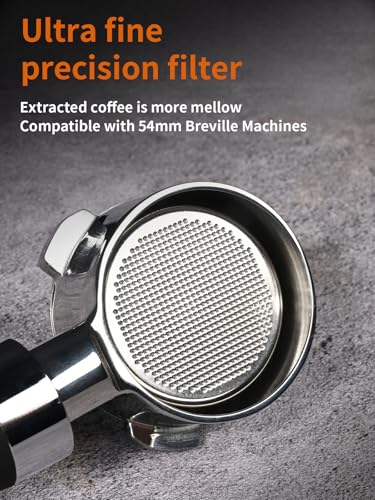 54mm Bottomless Portafilter Compatible with Breville Machines