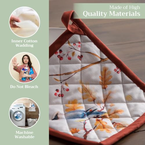 Pot Holders 100% Cotton Potholders (2 Count)