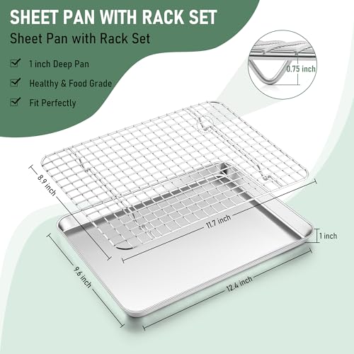 Baking Sheet with Wire Rack Set (2 Count)