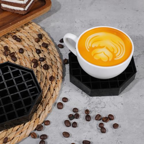 8 Pcs Octagon Drip Tray with Honeycomb Grid (8 Count)