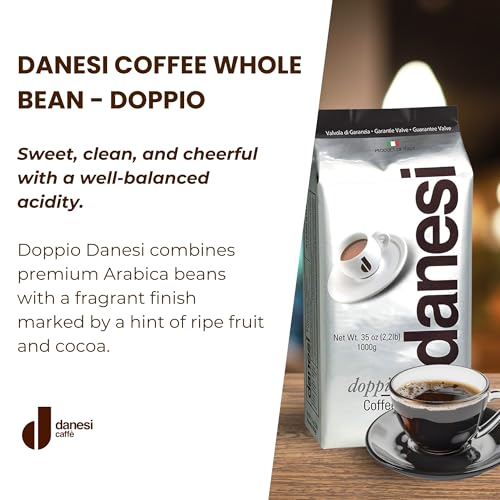 Danesi Caffe Doppio Whole Bean Coffee (70.4 Ounce)