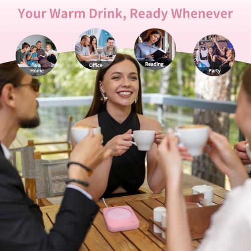 Mug Warmer & Coffee Mug Warmer with 4 Hours Auto Shut