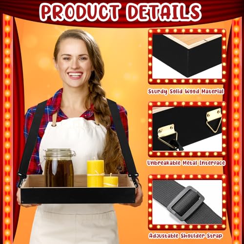 2 Pcs Movie Night Snack Trays with Straps (2 Count)