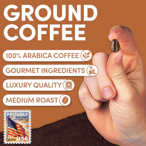 2 lb Cinnamon Pecan Brownie Ground Coffee (32 Ounce)
