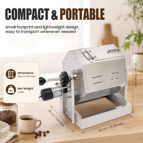 Coffee Roaster for Home Use 2.65LBS Coffee Bean Baking Machine
