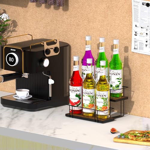 Coffee Syrup Rack Organizer