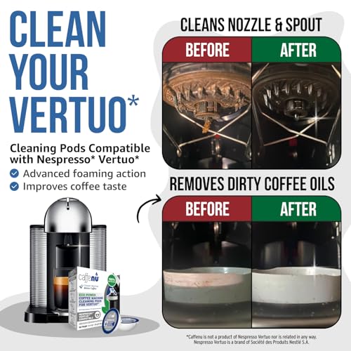 Nespresso Vertuo Compatible Cleaning Pods (4 Count)