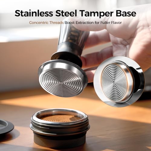 51mm Semi Transparent Espresso Coffee Tamper