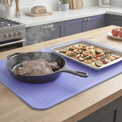 Silicone Dish Drying Mat for Multiple Usage
