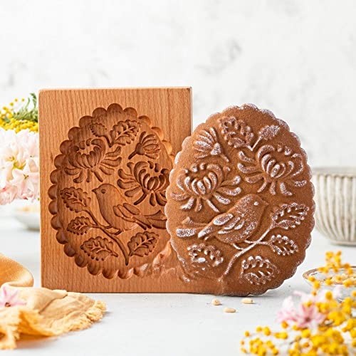 Wooden Springerle Cookie Molds for Baking