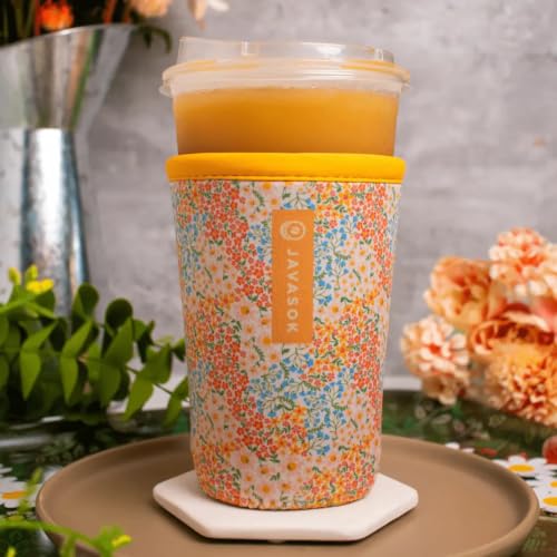 JavaSok Iced Coffee & Cold Soda Insulated Neoprene Cup Sleeve
