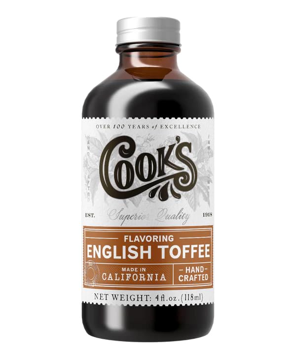 English Toffee Flavoring for Baking (4 Fl Oz)
