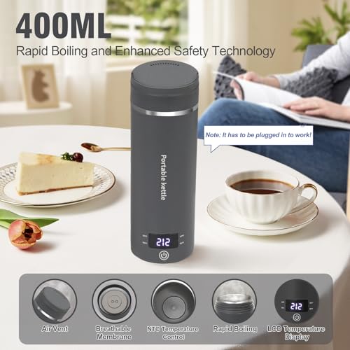Portable Electric Kettle for Travel 120V