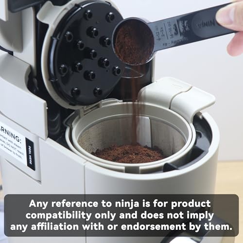 2 PCS Durable White Permanent Coffee Filter for Ninja PB051 PB040 PB041ST (2 Count)
