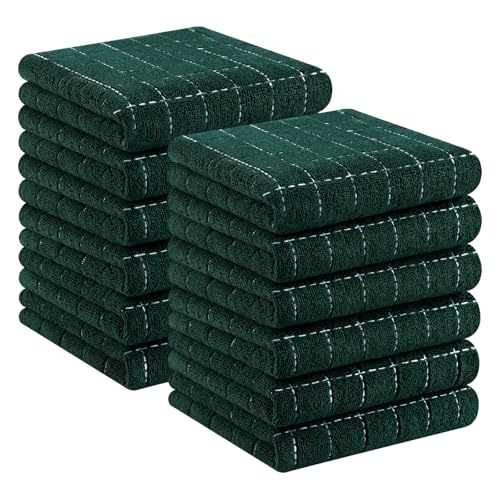 100% Cotton Terry Kitchen Towels (12 Count)
