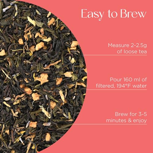 Brook37 Aurum Collection Luxury Loose Leaf Tea Gift Set with Brass Infuser (3 Count)