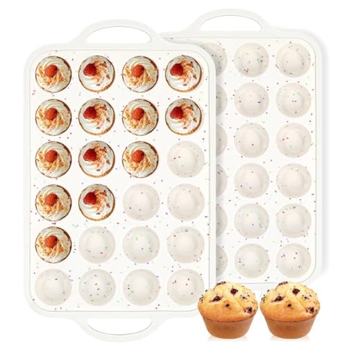 Silicone Mini Muffin Pan (2 Count)