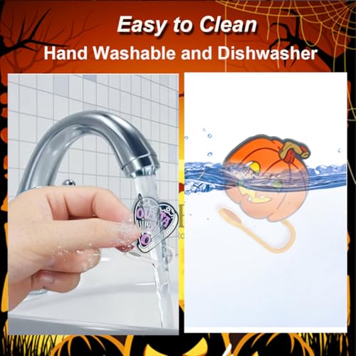 16PCS Halloween Straw Toppers for Stanley Cup (16 Count)
