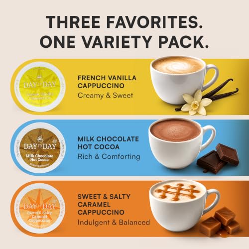 Day To Day Cappuccino and Hot Cocoa Pods (120 Count)