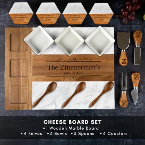 Personalized Charcuterie Board Set