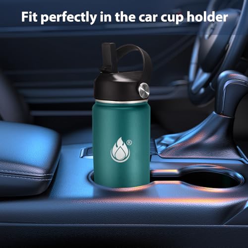 Insulated Water Bottle 32 oz with Straw