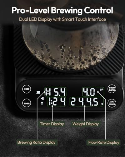 S3 Pour Over Coffee Scale with Timer