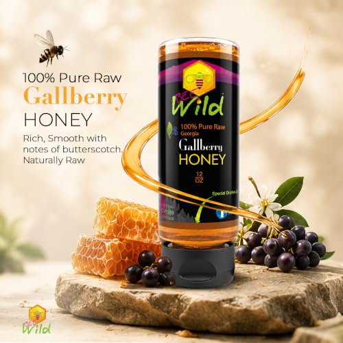 100% Pure Gallberry Honey (12 Ounce)