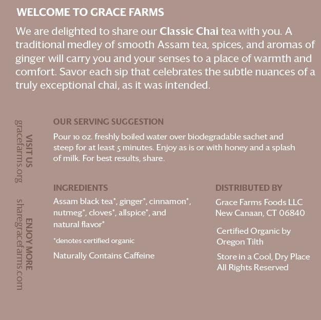 Organic Classic Chai Black Tea (16 Count)