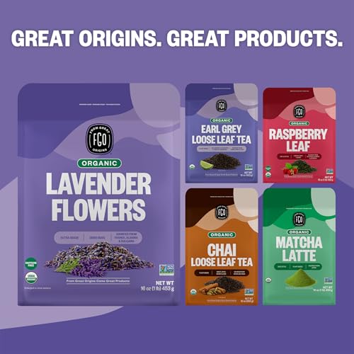 Organic Dried Lavender Flowers (16 Ounce)