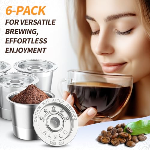 Reusable K Cup Coffee Pods for Keurig 1.0 (6 Count)