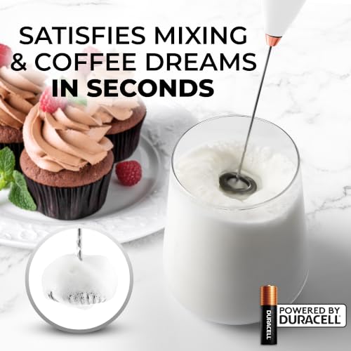 Zulay Powerful Milk Frother for Coffee with Upgraded Titanium Motor