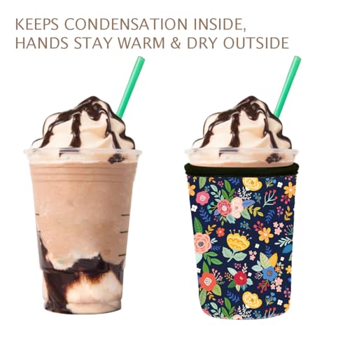 Reusable 3 Pack Iced Coffee Cup Sleeve (3 Count)