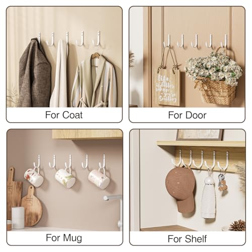 22LB Wall Hooks for Hanging Towel (5 Count)