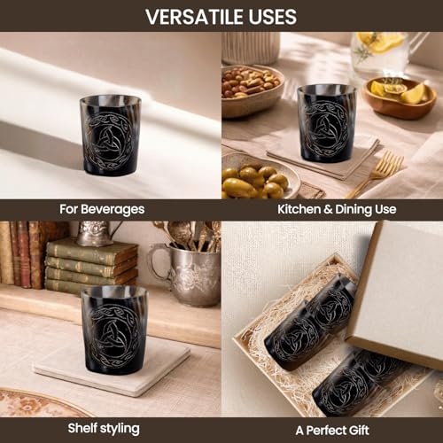Viking Horn Shot Glasses Set of 12 (12 Count)