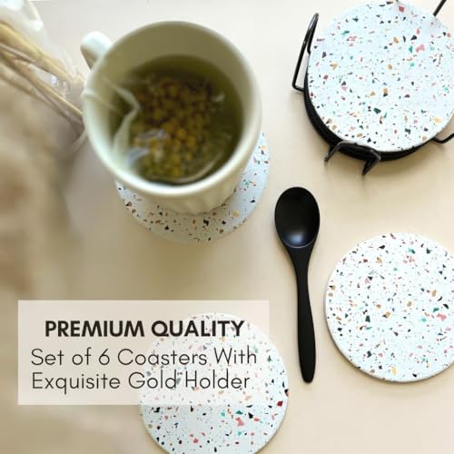 Terrazzo Coasters Set of 6 (6 Count)