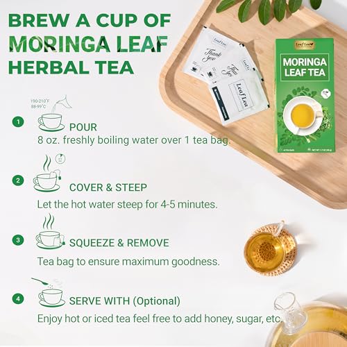 Moringa Tea Bags (40 Count)