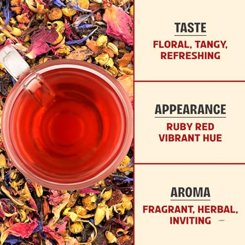 Hibiscus Rose Herbal Loose Tea (3.53 Ounce)