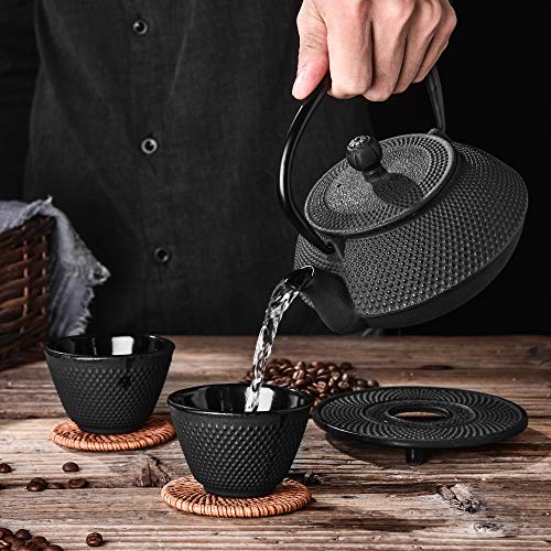 Cast Iron Teapot Set with Infuser