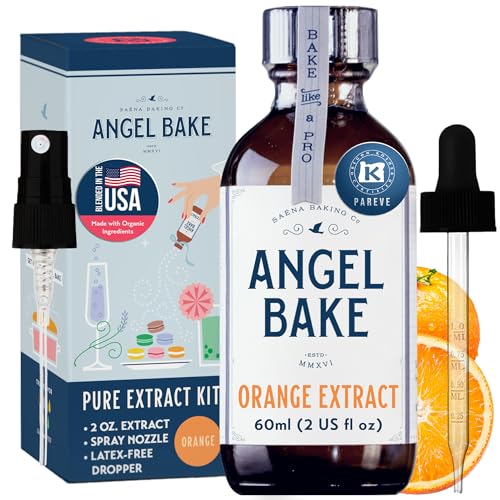 Angel Bake Pure Valencia Orange Extract (2 Fl Oz)