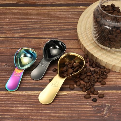 2Pcs Stainless Steel Coffee Scoop (4 Count)