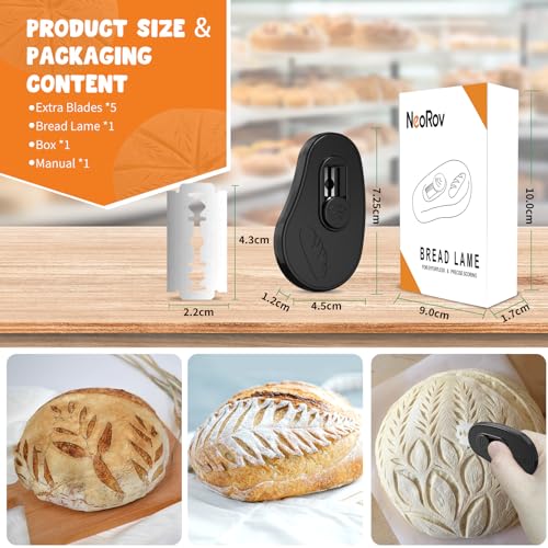 Extractable & Magnetic Bread Lame Dough Scoring Tool (5 Count)