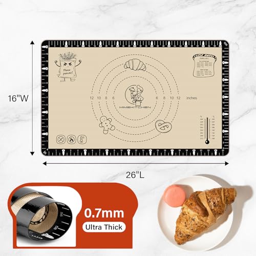 Silicone Baking Mat with Recipes